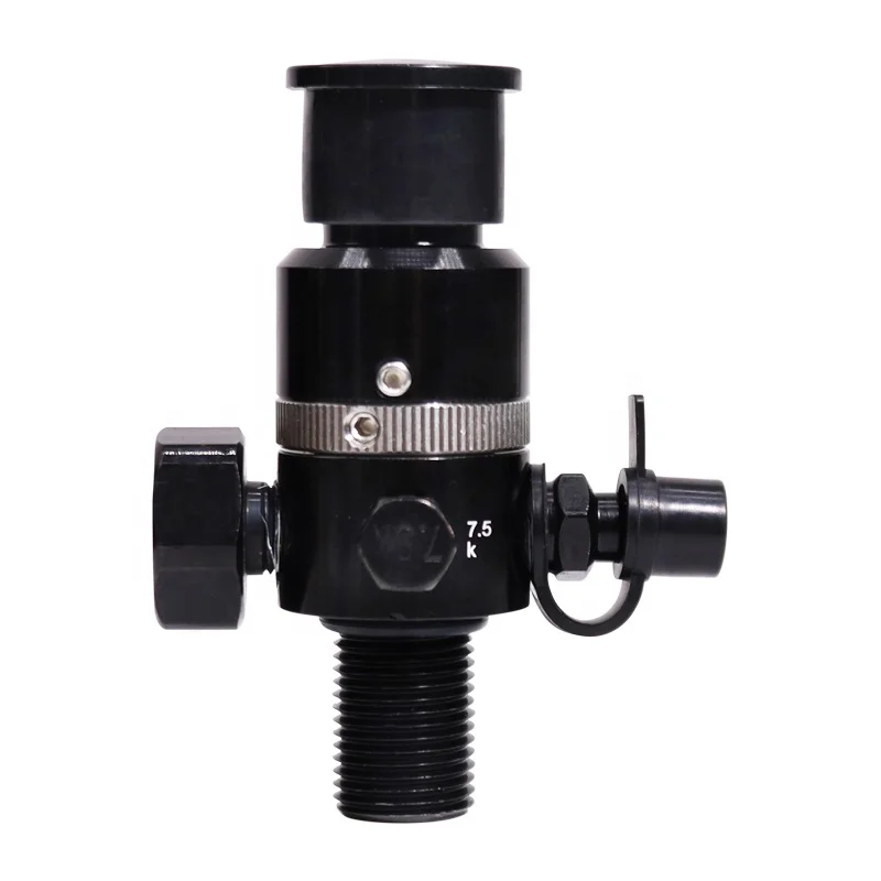New 360 Degrees Rotary  PCP Paintball Tank  450psi Output with 5/8-18UNF Thread  Air Regulator 4500 psi Double O-Ring