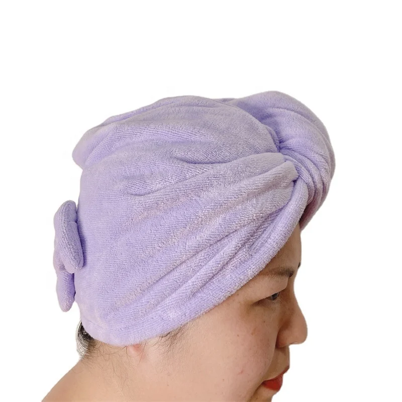 hot selling customized wrap hair towel cotton hair towel for hair salon