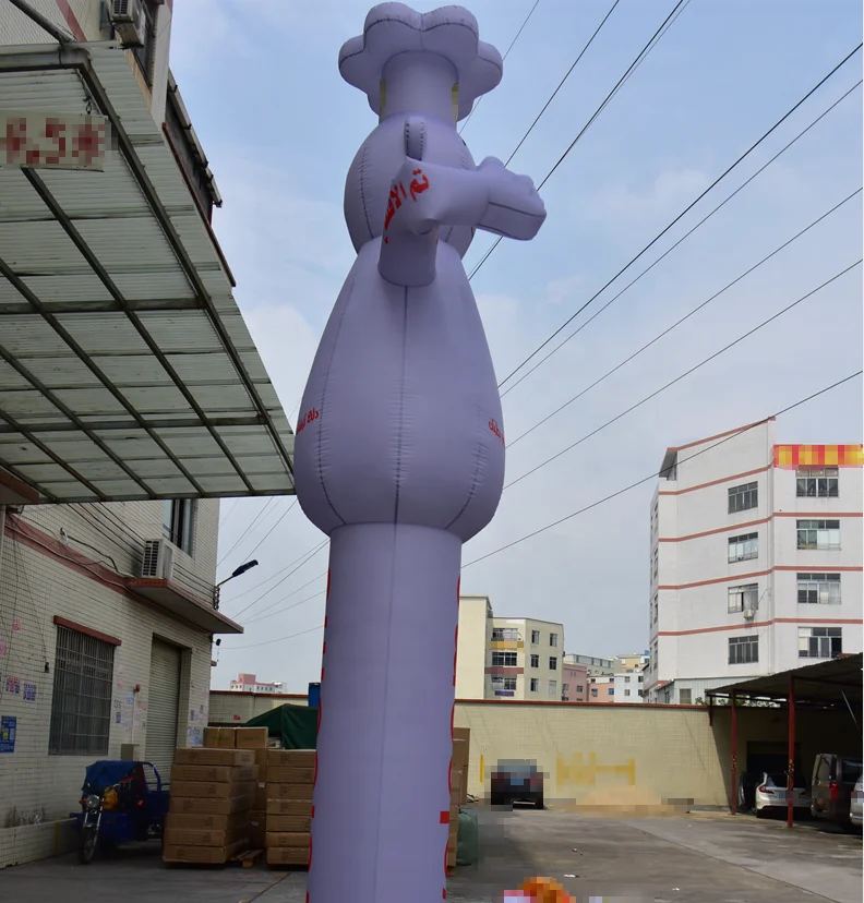Outdoor waving advertising inflatable Restaurant chef inflatable air dancer for sale