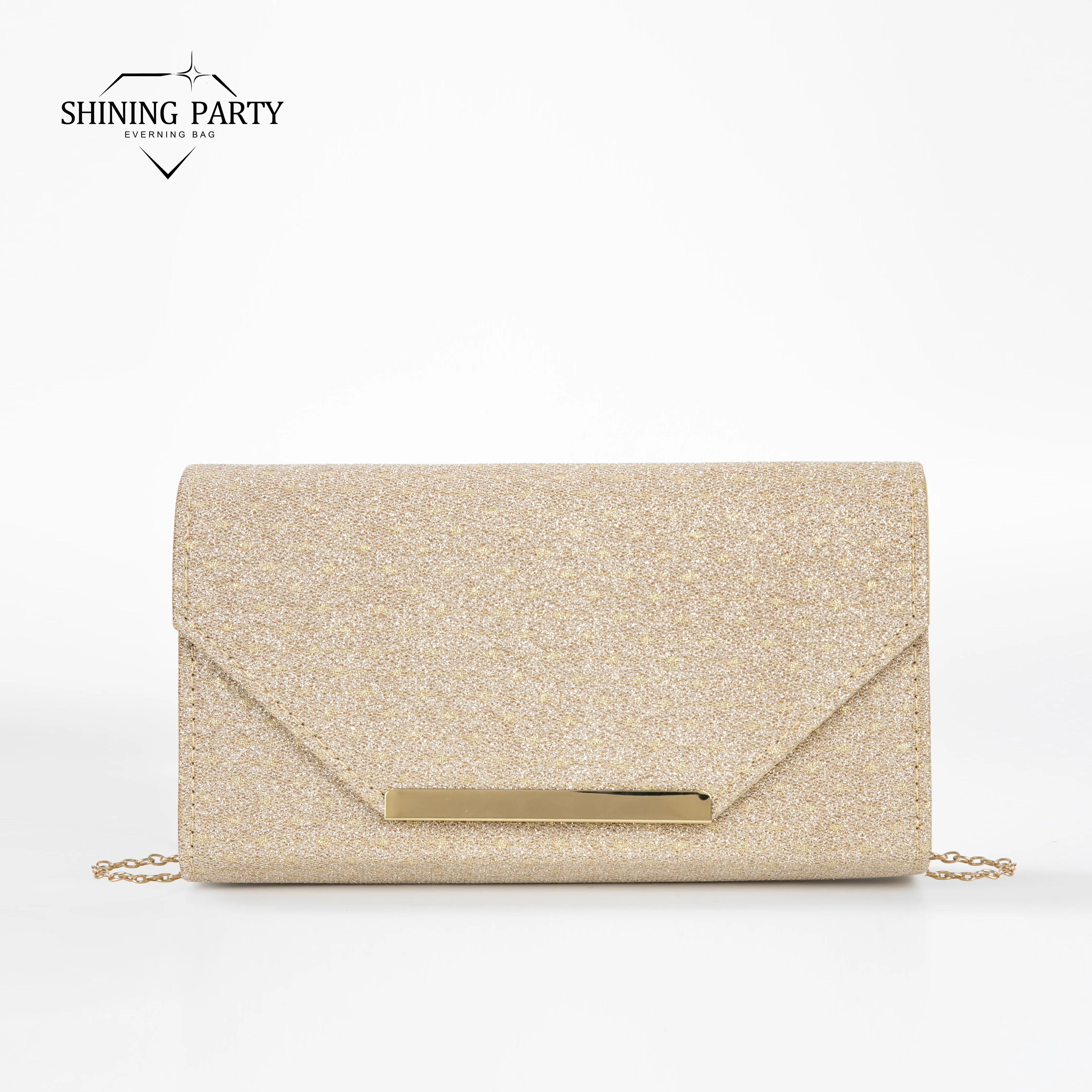 ODM Elegant Classic Sparkling Evening Clutch Bag for Ladies Wedding Wristlet Purse for Women Chic Party Handbag Handheld Purse