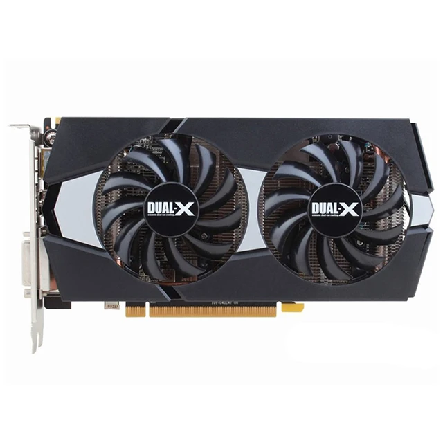 Оригинальные видеокарты R9 370X 370 2 Гб GPU AMD Radeon R9370 370X2 Гб видеокарты экран компьютерная игра Настольный ПК карта офисная работа