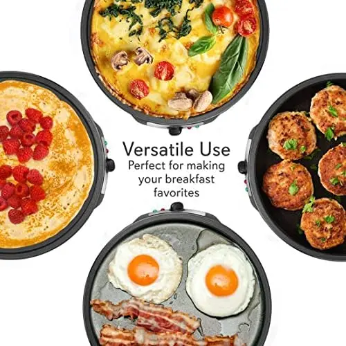 Maibo Professional Commercial Automatic Adjustable Temperature Portable Non Stick Pancake Pan Cake Crepe Maker