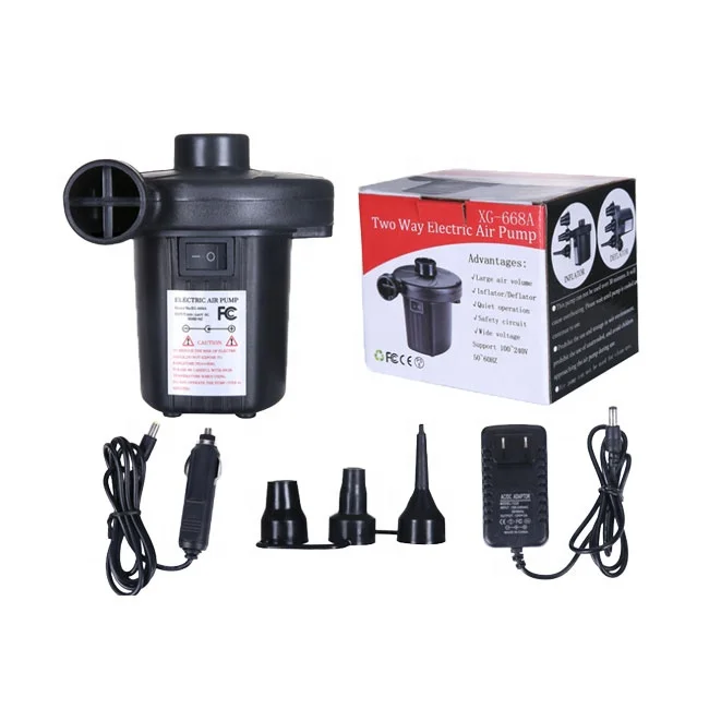 12V Portable vehicle-mounted electric air pump for inflatable boat sofa