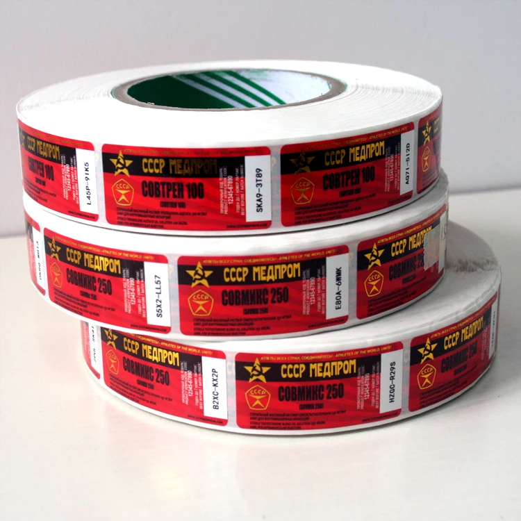 Custom Printed Logo Sticker Roll Bottle Packaging Label Waterproof Household Products Self Adhesive Vinyl PVC OEM Chian Accept