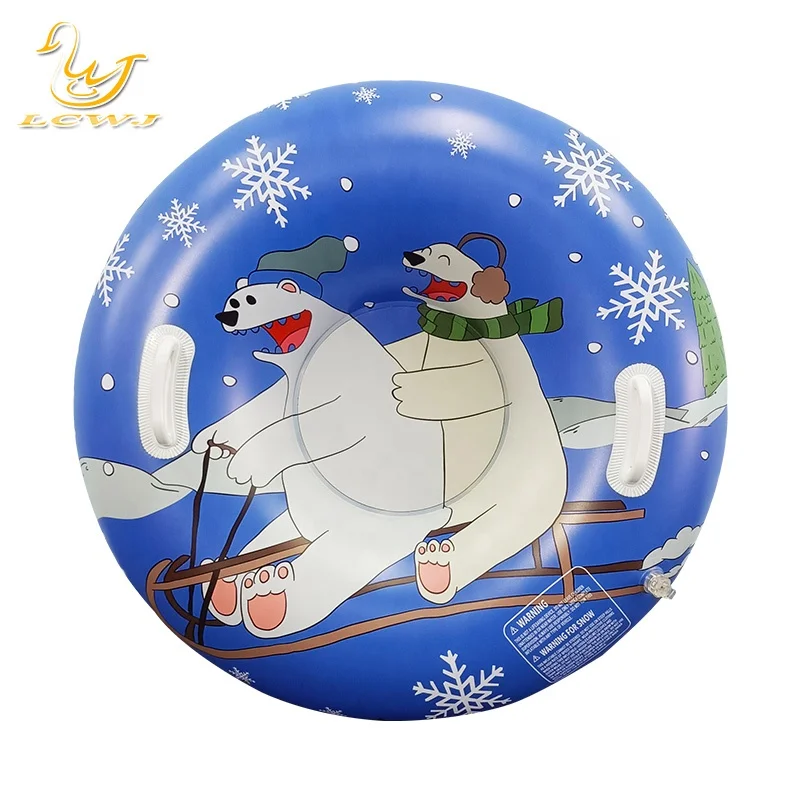 LC 2023 New Unicorn Donut Dinosaur T-rex Leisure Sport Heavy Duty Thickening Sledge Blow up Snow Tube Inflatable Snow Sled