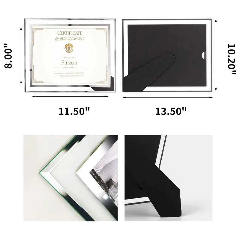 certificate diploma frame glass beautiful photo frames for table top display custom