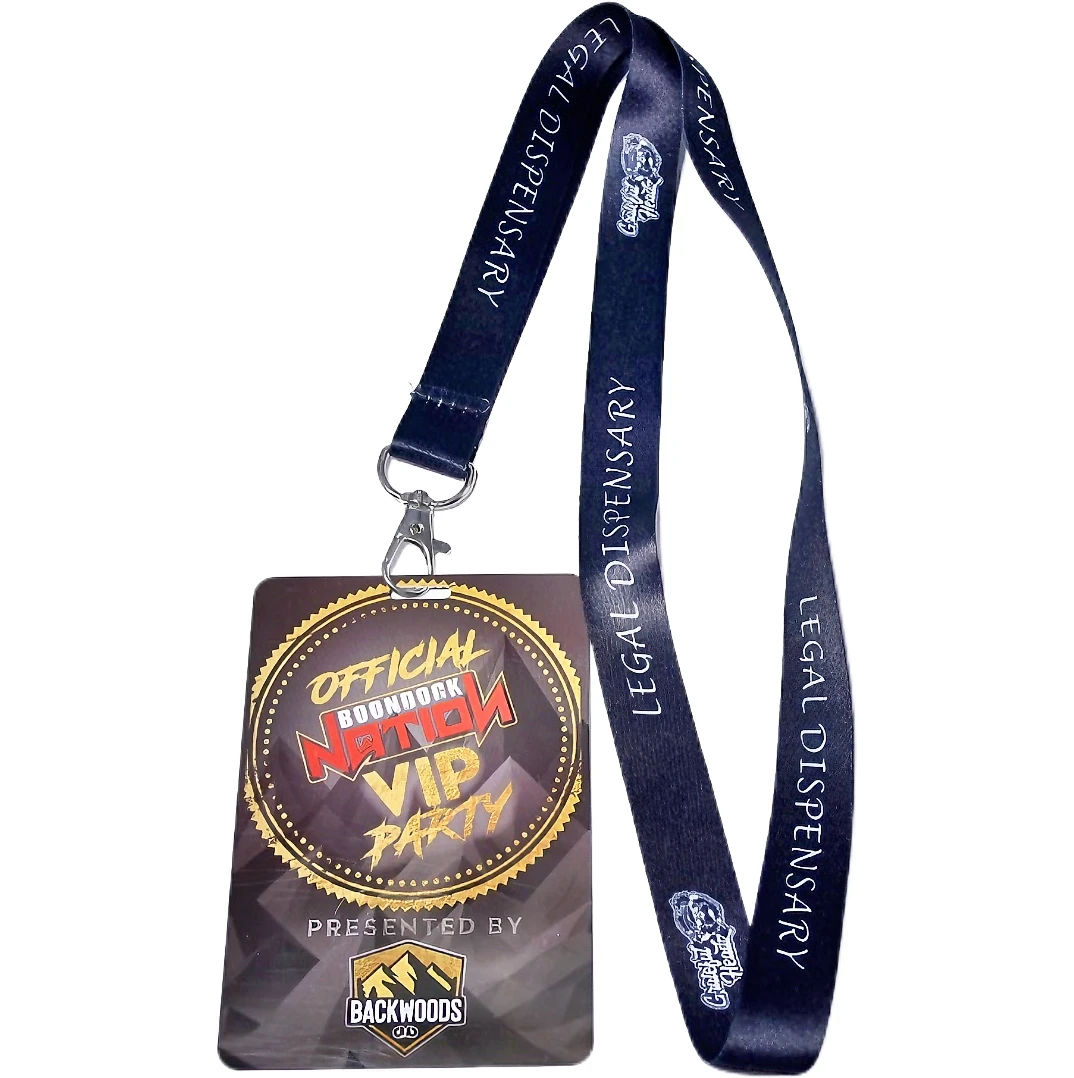 Custom Logo Polyester ID Card Holder Neck Lanyards Low Shipping Cost Sublimation Printing for Events