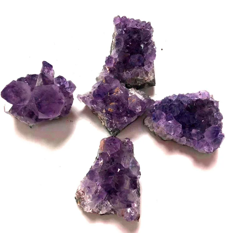 Factory direct price purple quartz crystal cluster aura amethyst