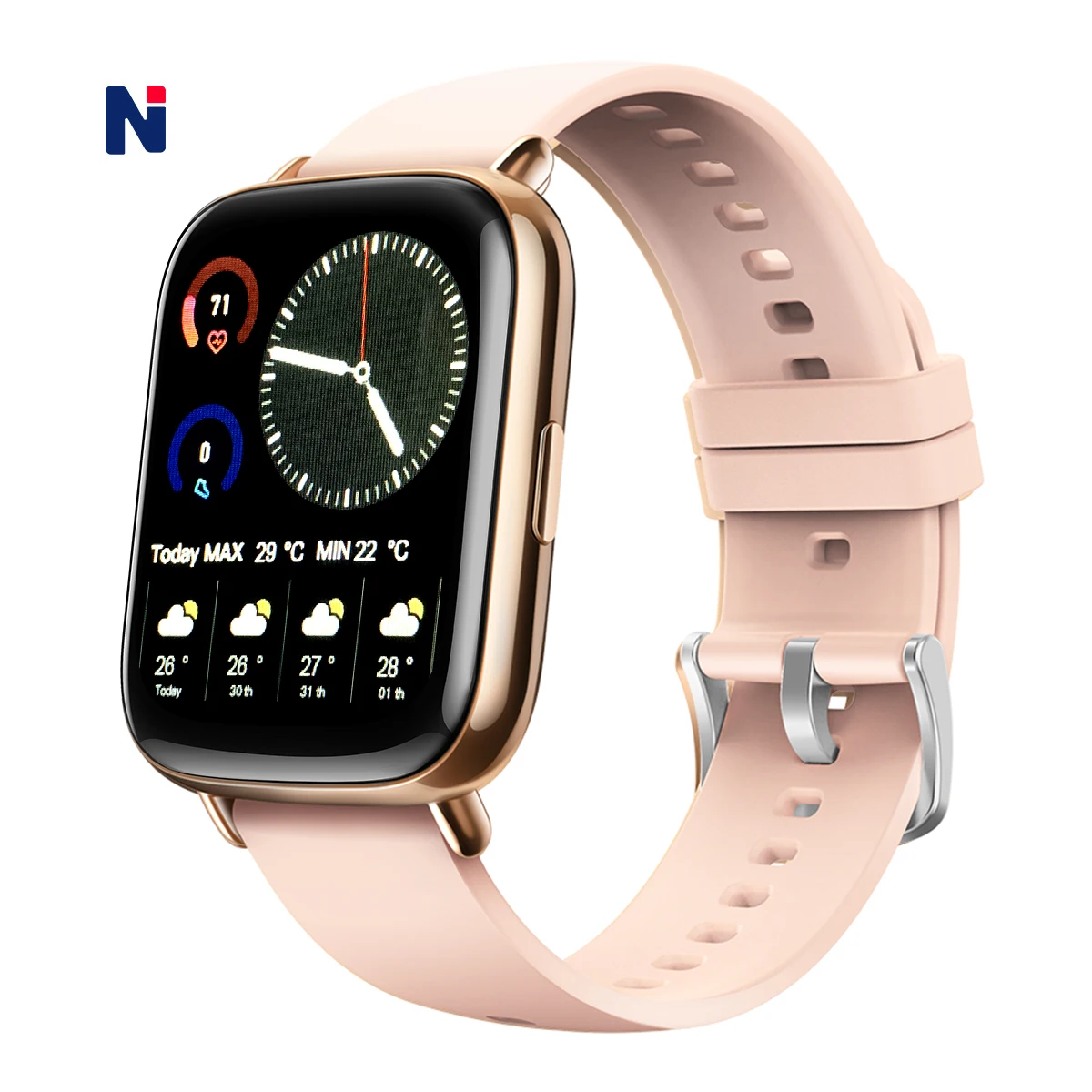 New touch screen noise fitness  gps NFC smartwatch relojes de mujer manufacturer