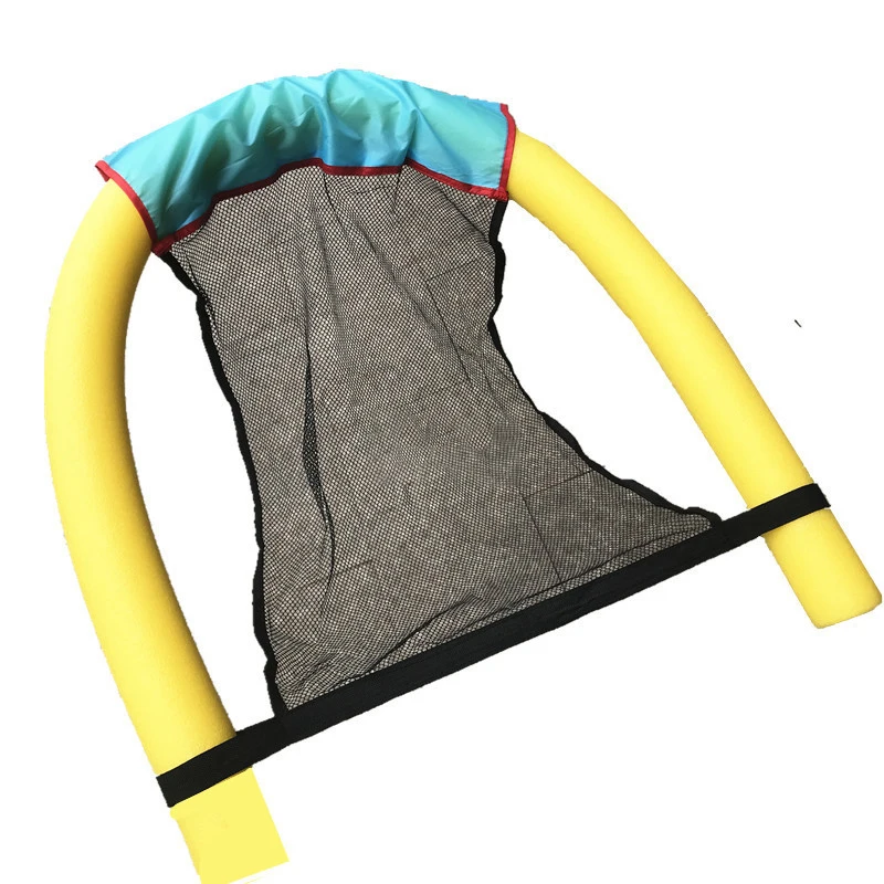 
Lounger Floating Toys Inflatable Swim Ring Water Hammock Swimming Pool Chair 2021 Floating Pool Bed Net Cover Pool Accessories 