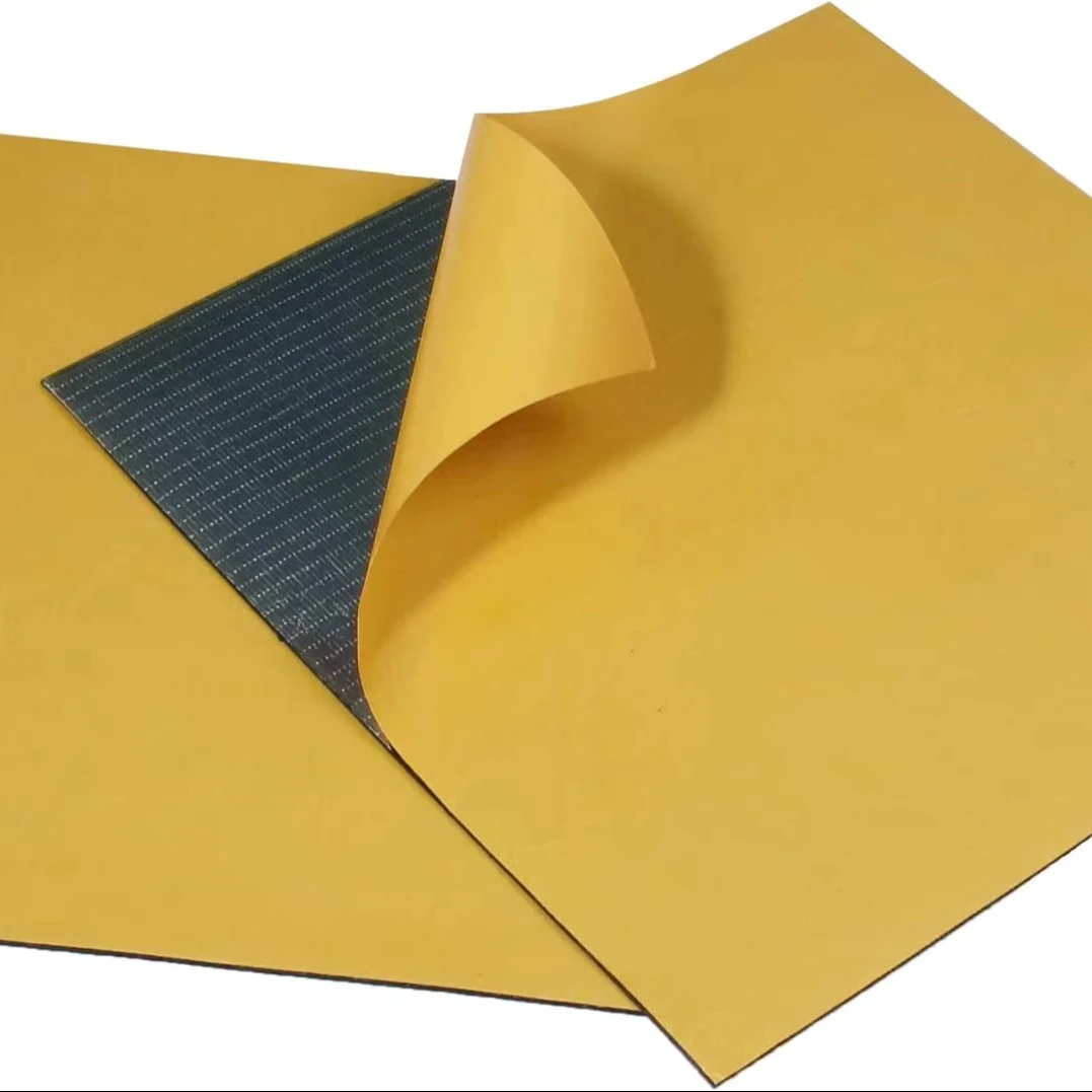 Rubber sheet with sticky back Adhesive Solid Neoprene Rubber Sheet Strips for DIY Weather Stripping Gasket Seal Warehouse Pads