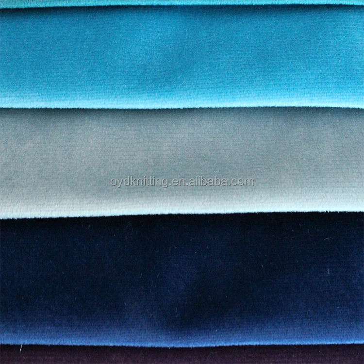 Plain Holland Velvet Fabric Plush Upholstery Fabric Velboa For Home Textile