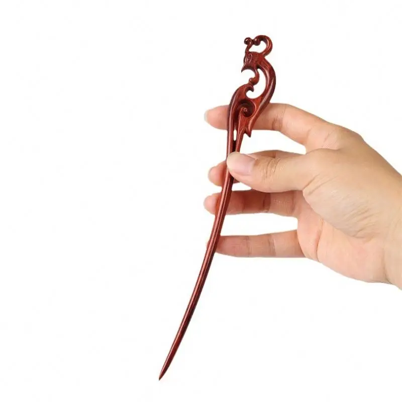 Ancient style wooden hairpin new Chinese style simple wooden hair clips green sandalwood hairpin good for body