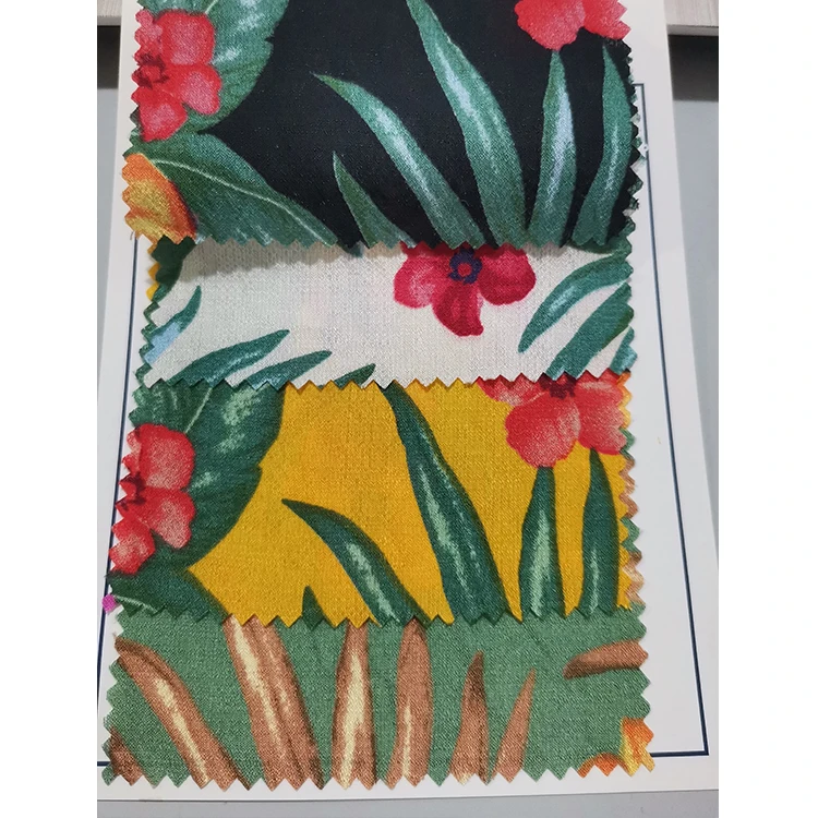 
2021 Rayon printed spandex fabric for garment dress material 
