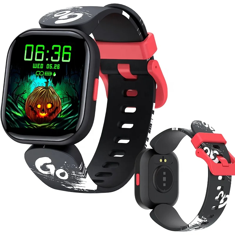 Детские Смарт-часы с сенсорным экраном 1,4 дюйма, с будильником и монитором сна