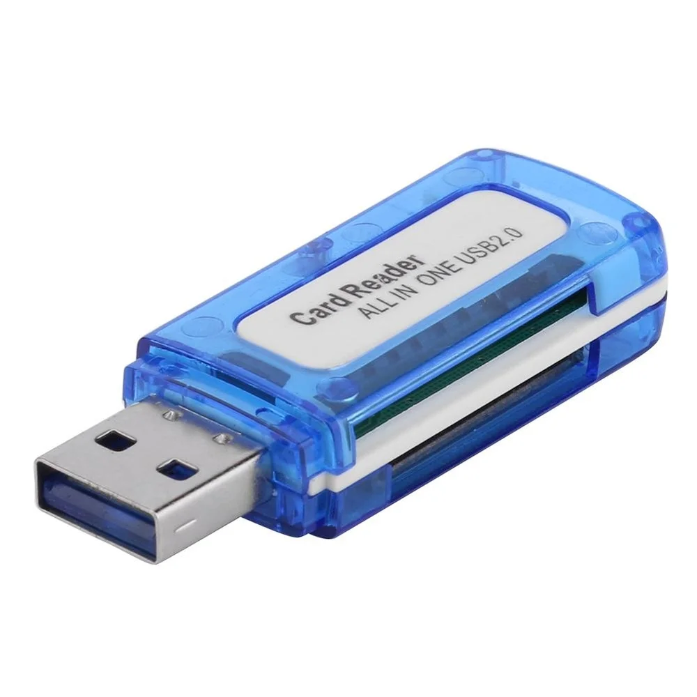 4 в 1 устройство для чтения карт памяти usb 2 0 кардридер sd-карт tf ms micro