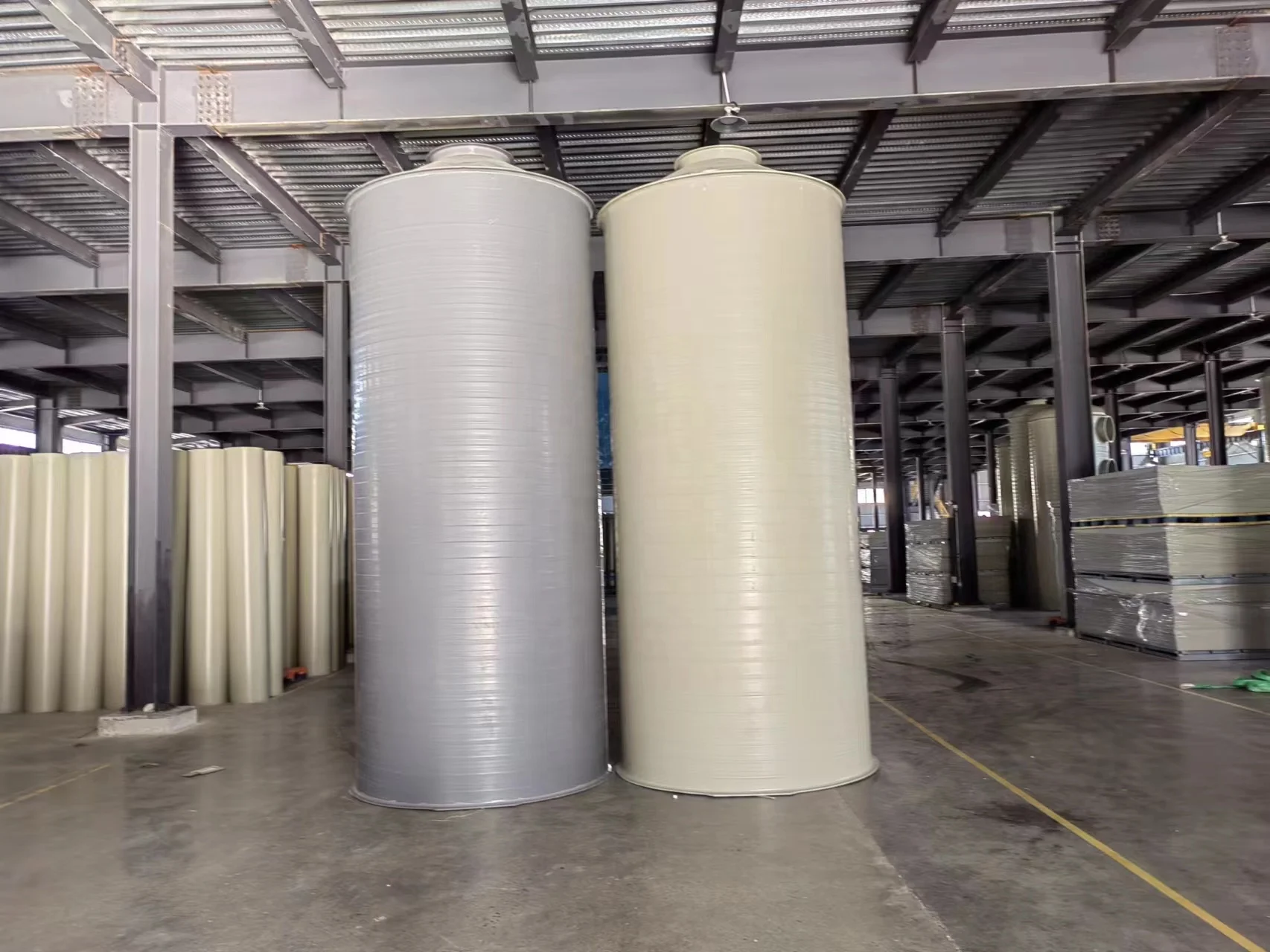 packed tower Electrostatic air cleaner fume fuel gas scrubber design factory biogas h2s scrubber deep bed air scrubber