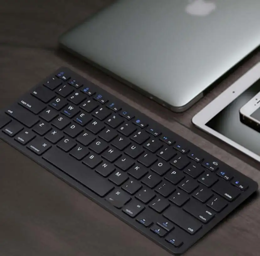 hot selling battery type German, French, Spanish, Korean, Russian, Arabic keys wireless keyboard