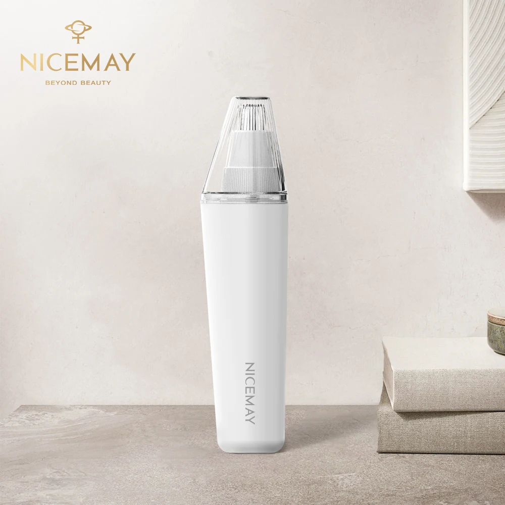 Nose Hair Trimmer With LED Light Arch Shape Blade 9000RPM/MIN Removable Blade Mesh Nose Hair Trimmer