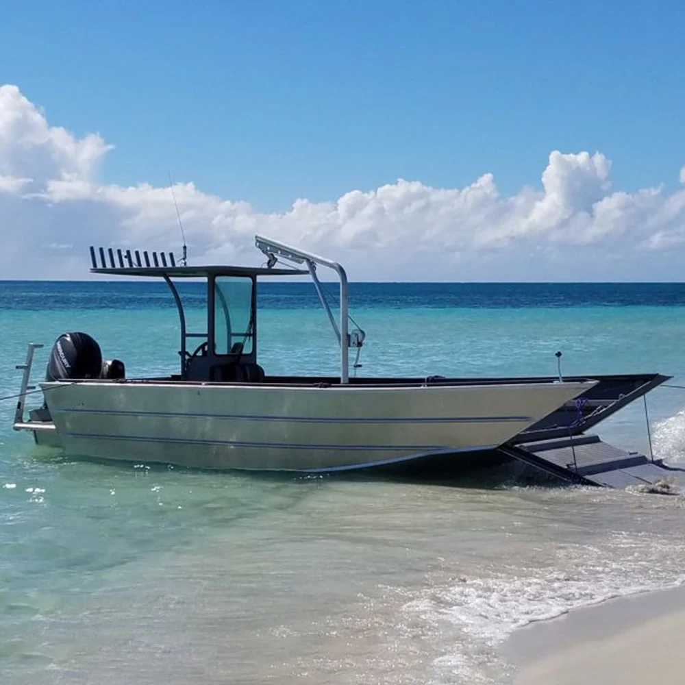 Kinlife China Manufacturer 10m 33Ft Alloy Aluminium Cargo Landing Boat Craft Price For Island Transport