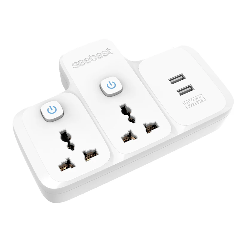Seebest высокое качество 2.1A USB Универсальный адаптер питания к двухконтактному разъему разъема конвертер 250 В 10A/16A многофункциональный адаптер для путешествий