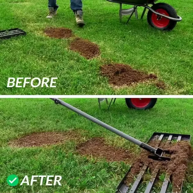 High quality lawn level rake, lawn maintenance professional tool
