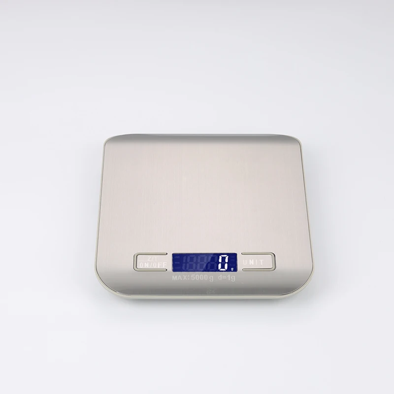Digital Food Weighing Scale Stainless Steel Kitchen Scale 5kg 1g Hot Selling