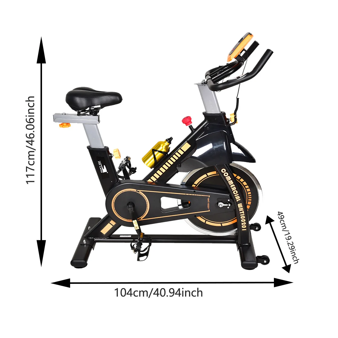New Updated Bike Spinning Gym 13kgs Flywheel Max Loading To 120kgs Home Exercise Spinning Sport Bike