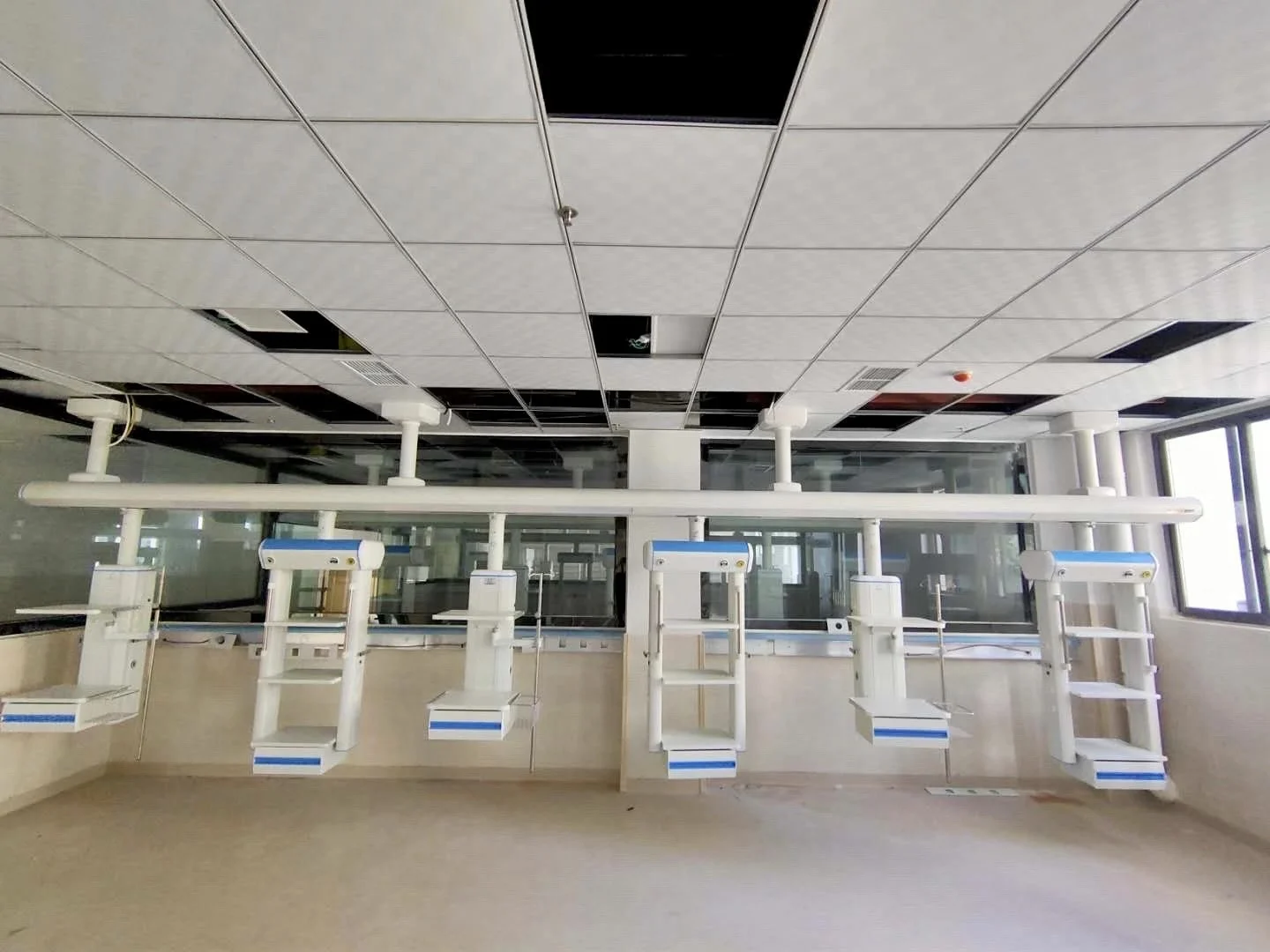 Medical gas electric equipment surgical pendant for icu room