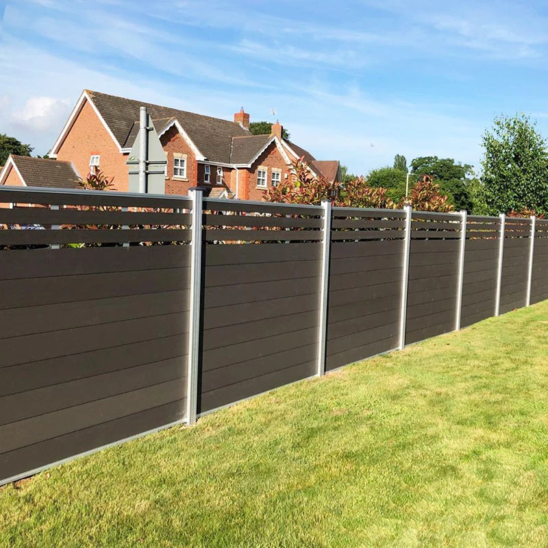 LANDING Outdoor Waterproof and Wind Resistant DIY Wood Plastic Composite High Quality Fencing Trellis Gate WPC Fences
