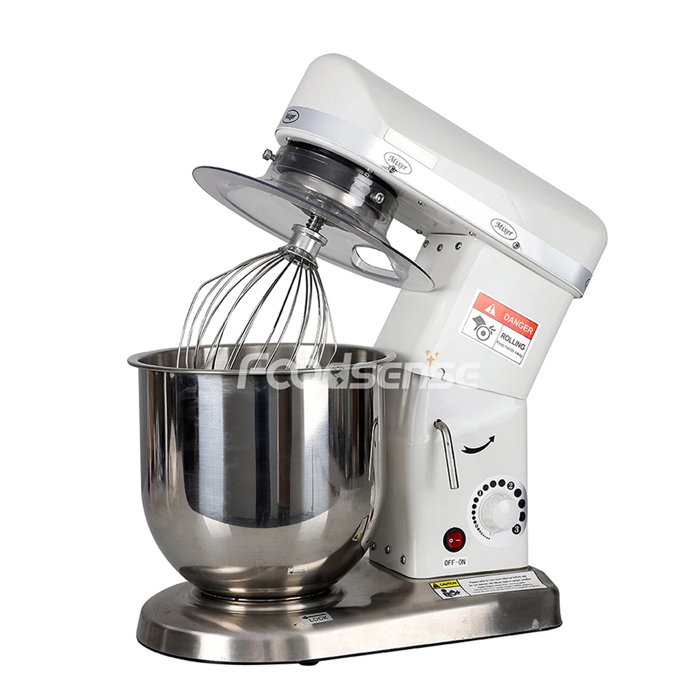 Multifunction Kitchen 10l Baking Cake Food Flour Dough Stand Mixer with Electronic Scale and Splash Guard