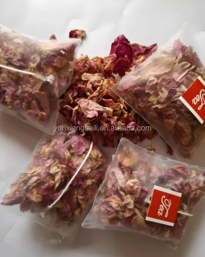 hot sale China fragrant dry herb Rose Tea premium Beauty-Enhancing skin bag tea  good factory price