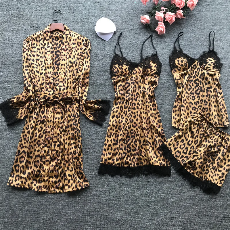 
Spaghetti Strap Dress Sexy Imitated Silk Pajamas Sexy Photos Of Girls Nightwear Satin Shorts Pajama Set 