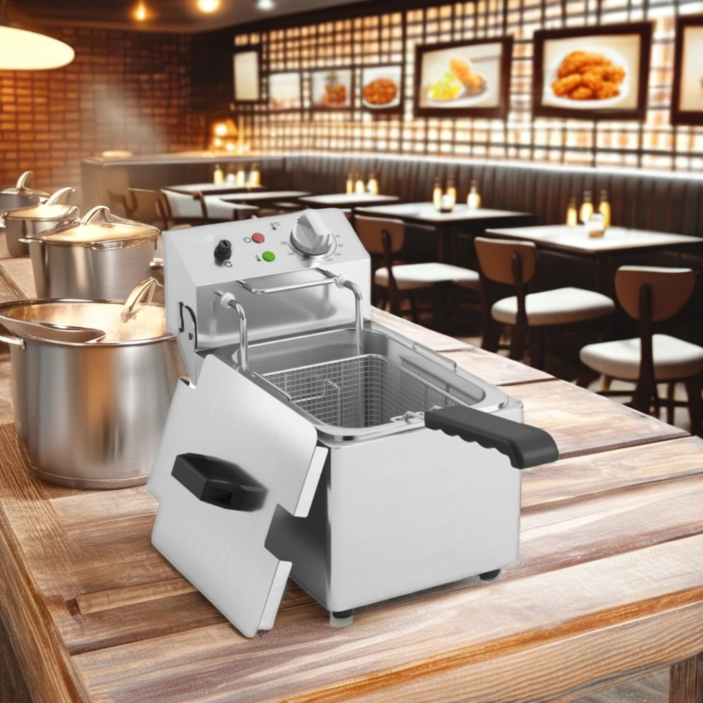 Wholesale Electric Deep Fryer Stainless Steel Commercial French Fries Fryer for Restaurant Home Hotels Food Shops