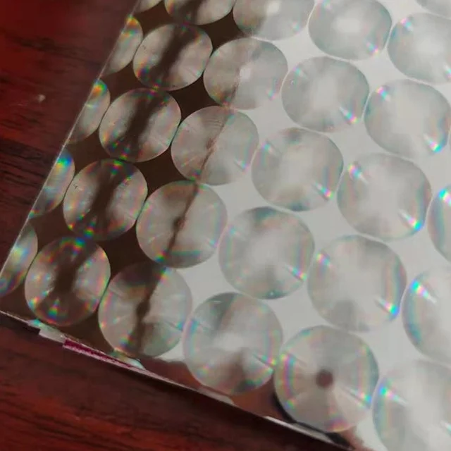 transparent holographic lamination film