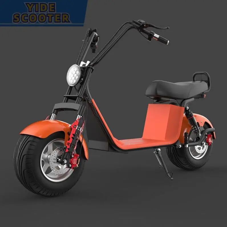 2023 Cheap Price Fat Tire Haley Type Adult Electronic Power Bike Citycoco 2000W/3000W Electric Scooters TOP One Factory