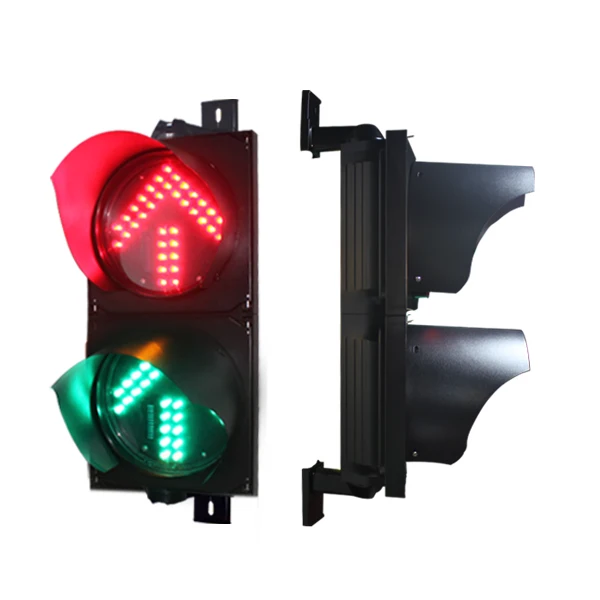 Made in China high brightness Led indication cobweb lens round 8 inches three lights traffic lights for entrance