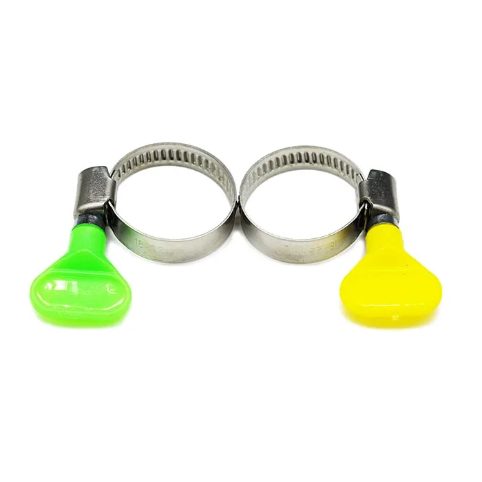 Jinwo  Easy-Turn Plastic Thumb Screw 201 304 Stainless Steel Hose clamps offer high resistance to corrosion