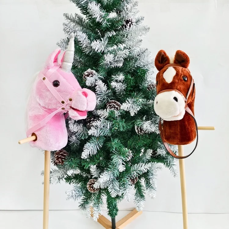 Toy Hot Sale High Quality Plush Hobby Horse Stick Horse Toy For Kids