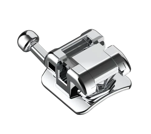 Orthodontic CE MIM Sandblasted Roth/MBT Bondable  Dental Braces Self-ligating Brackets
