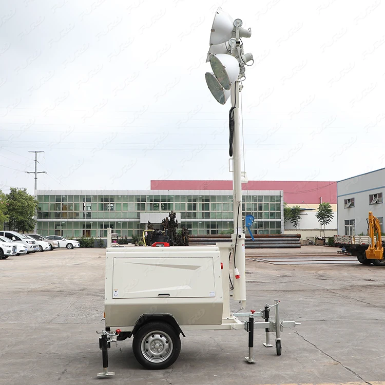 Mast Beacon Trailer Wind Stadium Construct Mobile Diesel Light Towers FZMDTC-1000B