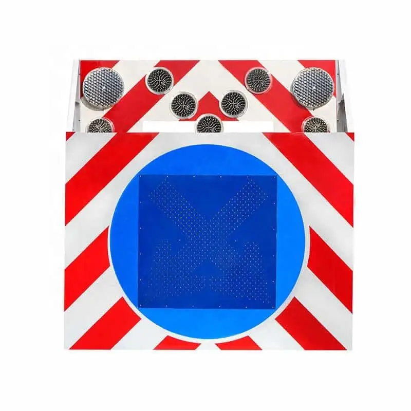 EN 12352  L8 L9 Lamps  Message Sign board LED lifting Arrow board aluminum Europe Standard