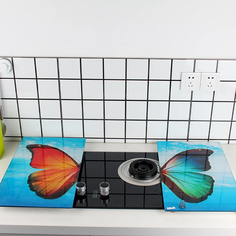 Durable Using Low Price Foldable Stovetop Cover Board Tempered Glass Cutting Board