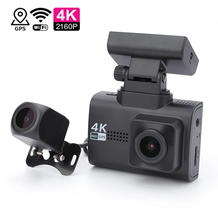  Новый Автомобильный видеорегистратор 2 45 дюйма 4K с функцией WiFi GPS черный ящик 3840*2160P 170 градусов