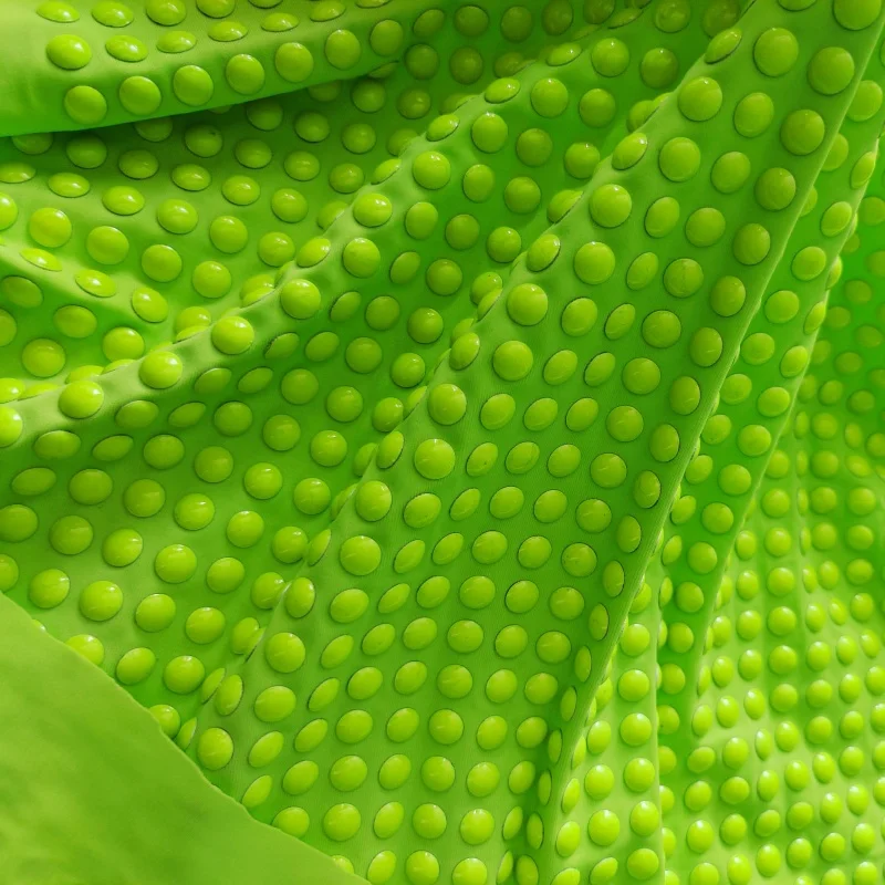 New Arrivals Luxury Lemon Green Beaded Lace Fabric Crystal Rhinestone Green Lace Fabric With Rhinestone