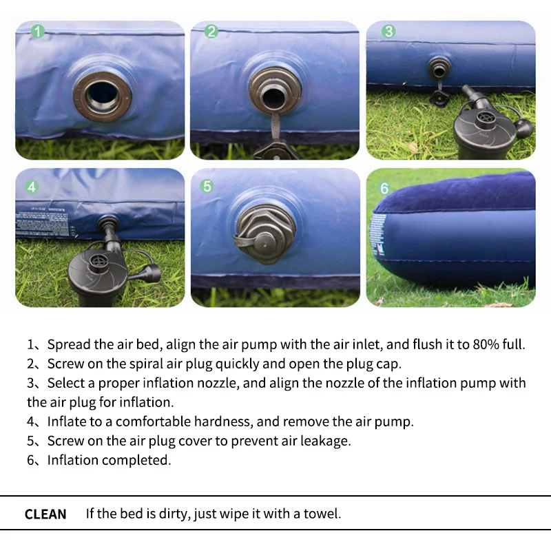 inflatable air bed mattress  Inflatable Air Car Beds Easy Carry Folding Air Mattress