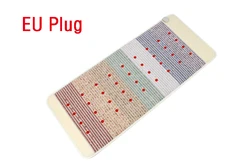 80*190CM PEMF Photon Amethyst Tourmaline Bian-stone Heating Mattress Far Infrared Heated Mat Amethyst Seven-color Stone Pad