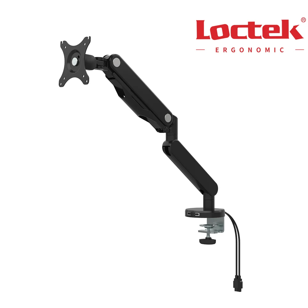 Эргономичный монитор с пружиной 17-30 дюймов, алюминиевый монитор с газовой пружиной, Arm Loctek DLB530