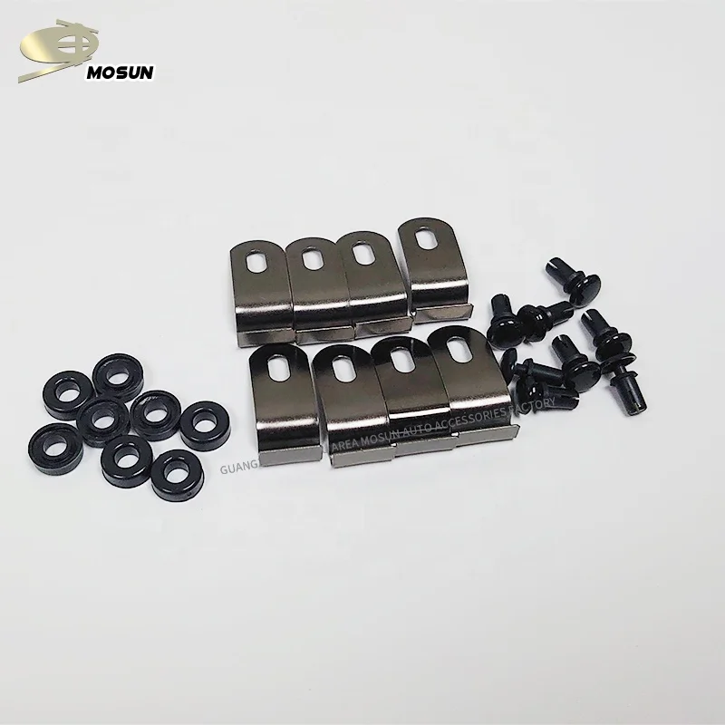 Mosun PMMA Sun Rain Guard Dark Smoke Window Visor Injection Rain Shield Window Deflector For Toyota Corolla E100 1991-2002