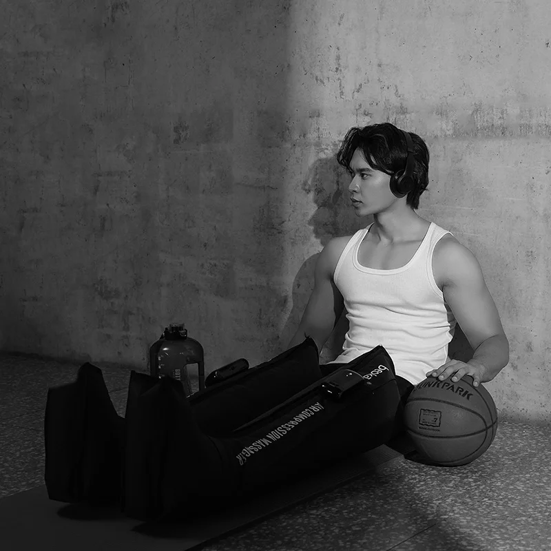 Beoka portable electric massage legs circulation pressotherapy air compression leg massager for circulation and relaxation